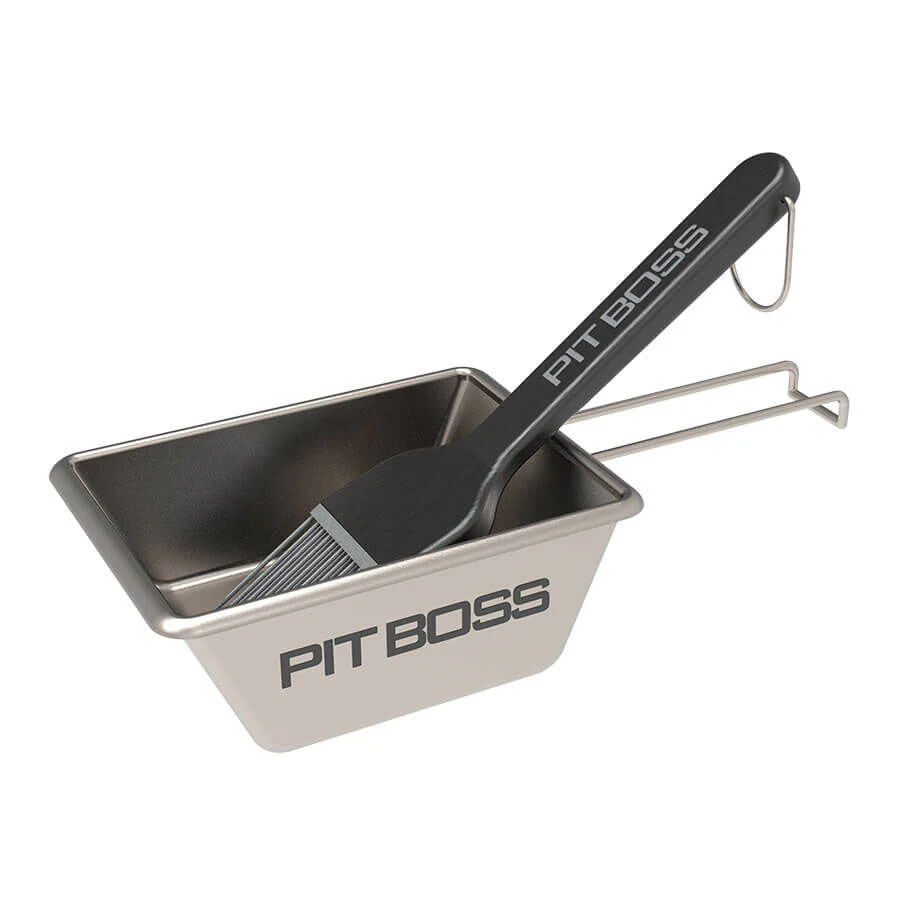 Griddle Sauce Pot and Brush