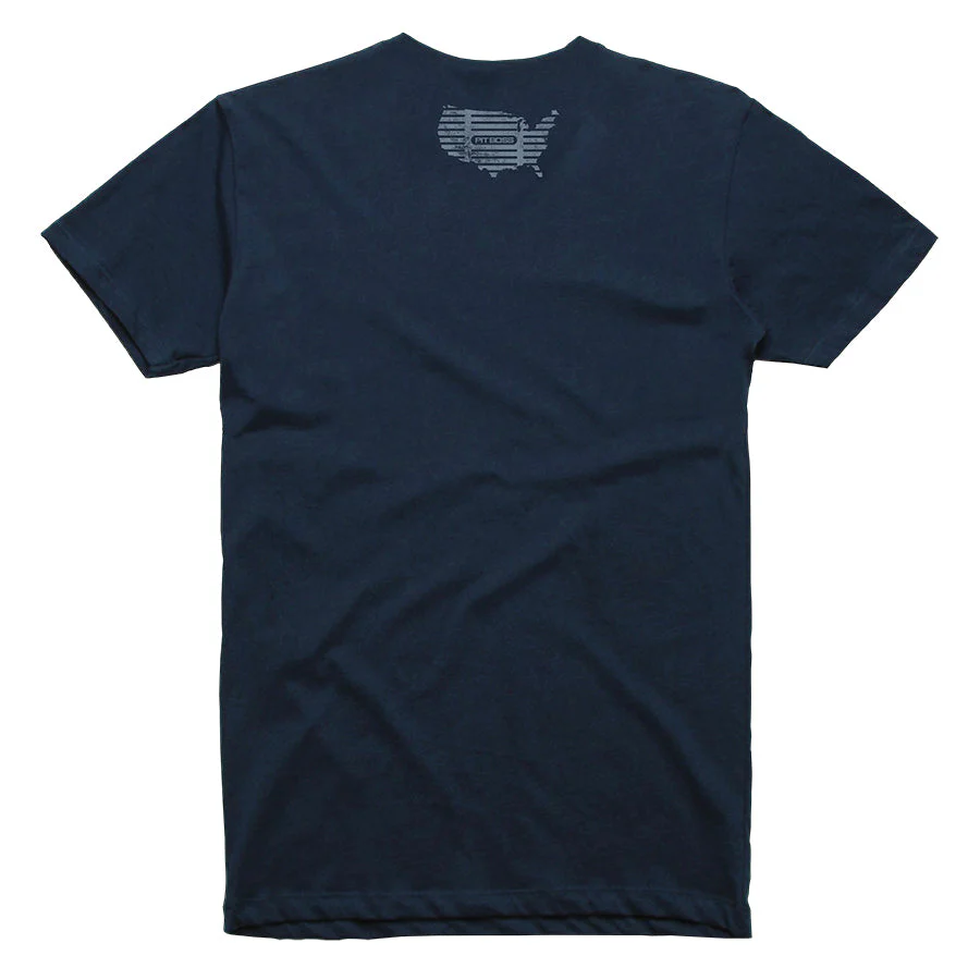 Menās Midnight Navy Bull T-Shirt - Image 2