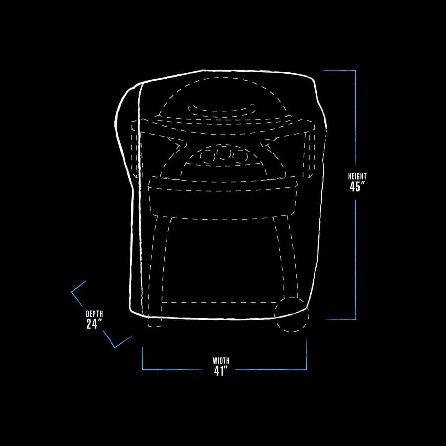 Portable Gas Grill with Cart Cover - PB3BPGG - Image 4
